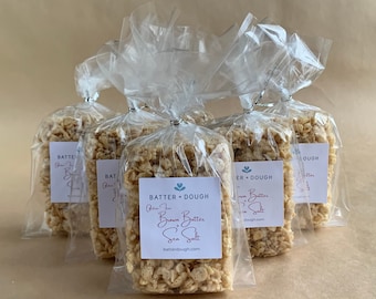 6 Brown Butter & Sea Salt Rice Crispy Treats - Gluten Free