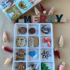 12 Day Cookie Advent Calendar - Gluten-Free - Assorted Cookies - Countdown to Christmas