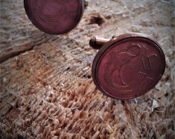 Hand crafted Irish coin cufflinks