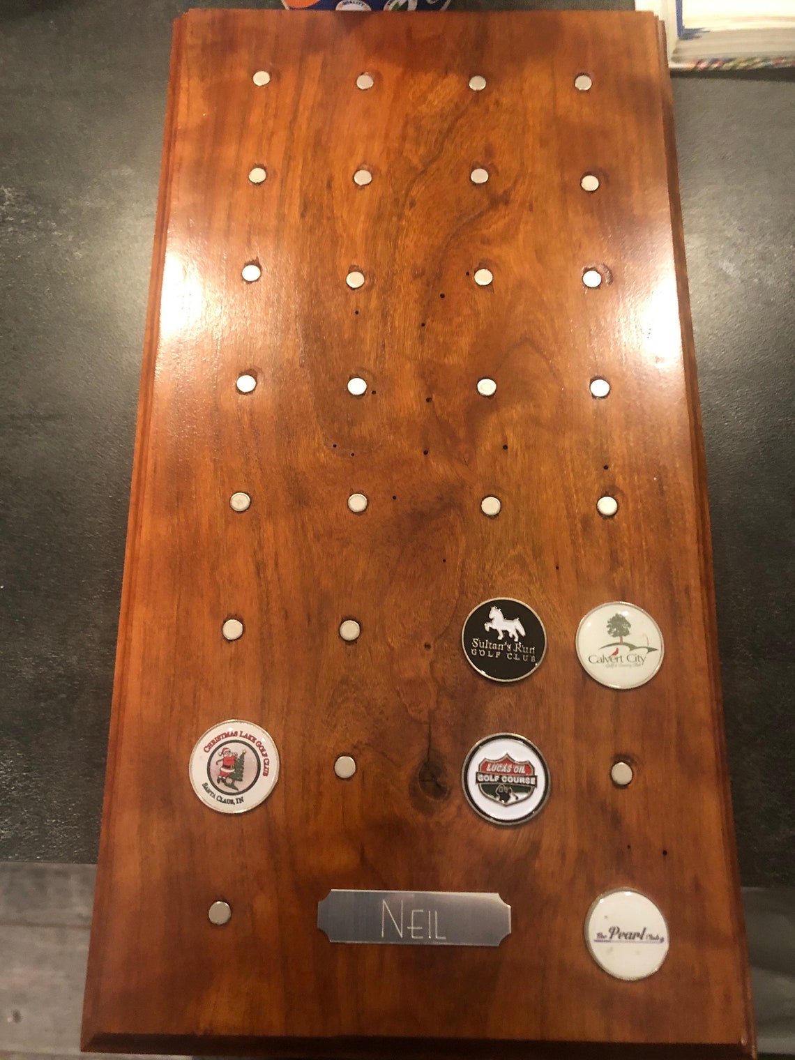 Golf Ball Marker Display Etsy