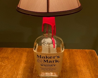 Maker's Mark Bottle Lamp