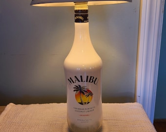 Malibu Rum Bottle Lamp