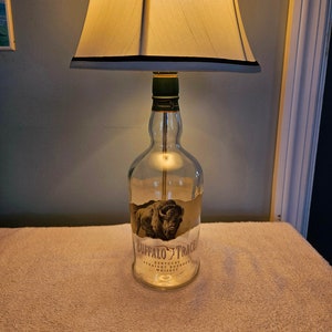 Buffalo Trace Bourbon Bottle Lamp