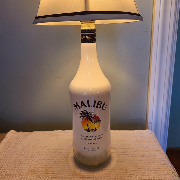 Malibu Rum Bottle Lamp