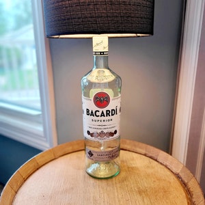 Bacardi Bottle Lamp