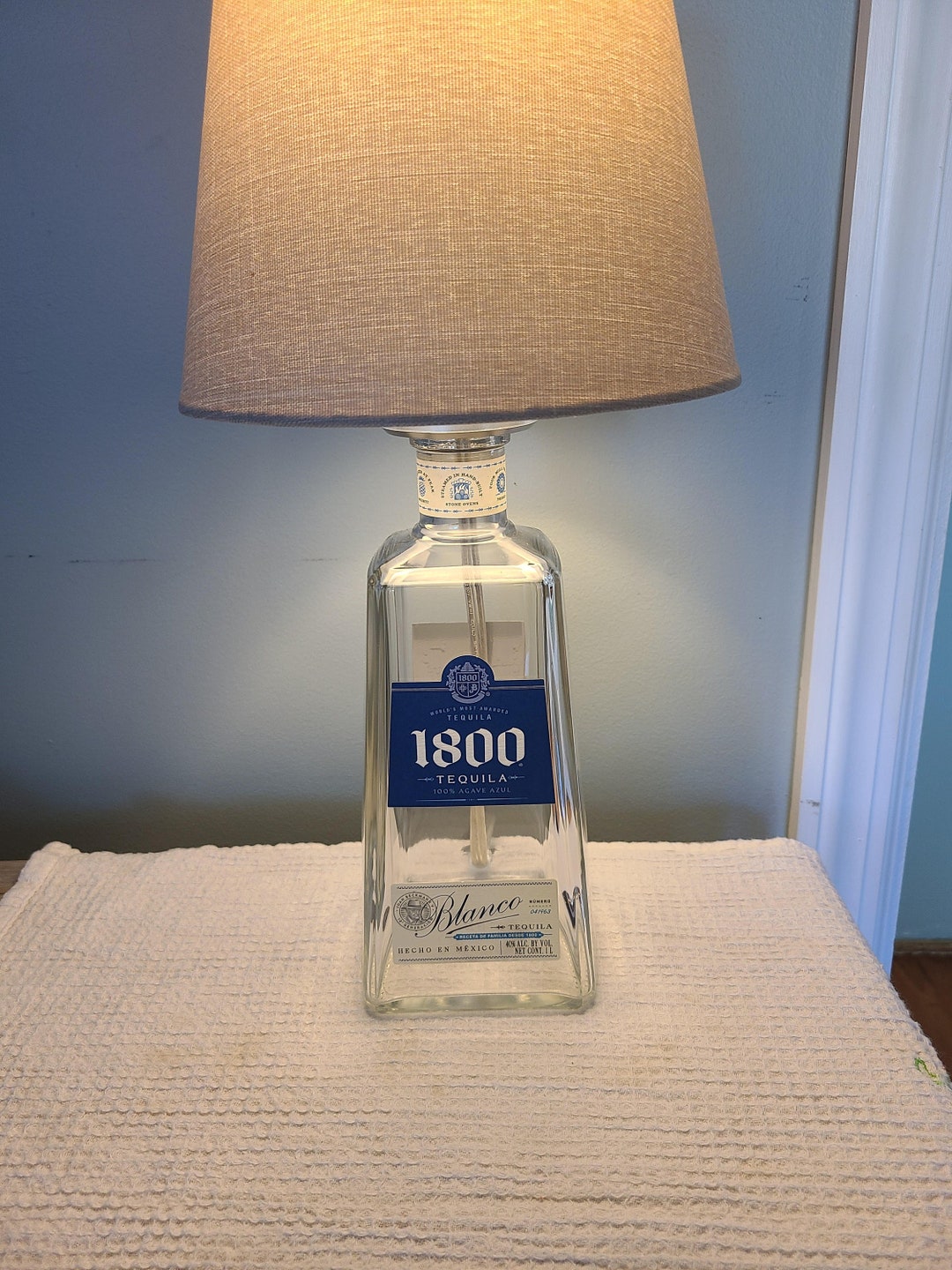 1800 Tequila Bottle Lamp Etsy