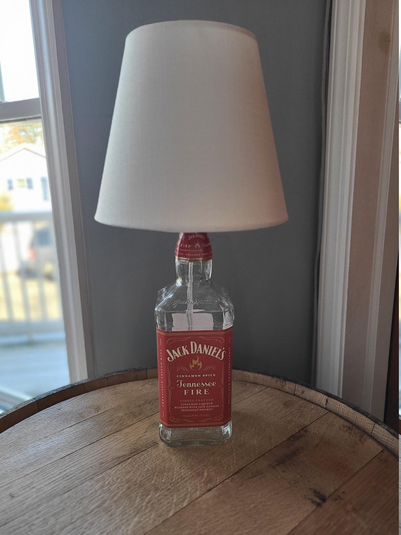 Jack Daniels Bottle Lamp Etsy