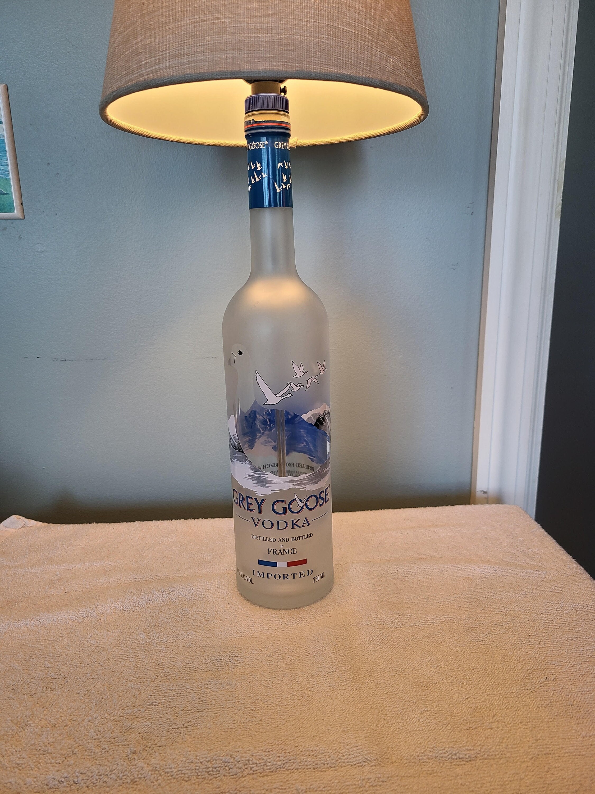 Buy Grey Goose Vodka 1 Liter Empty Bottle for Craft and Decor