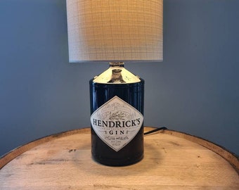 Hendrick's Gin Bottle Lamp