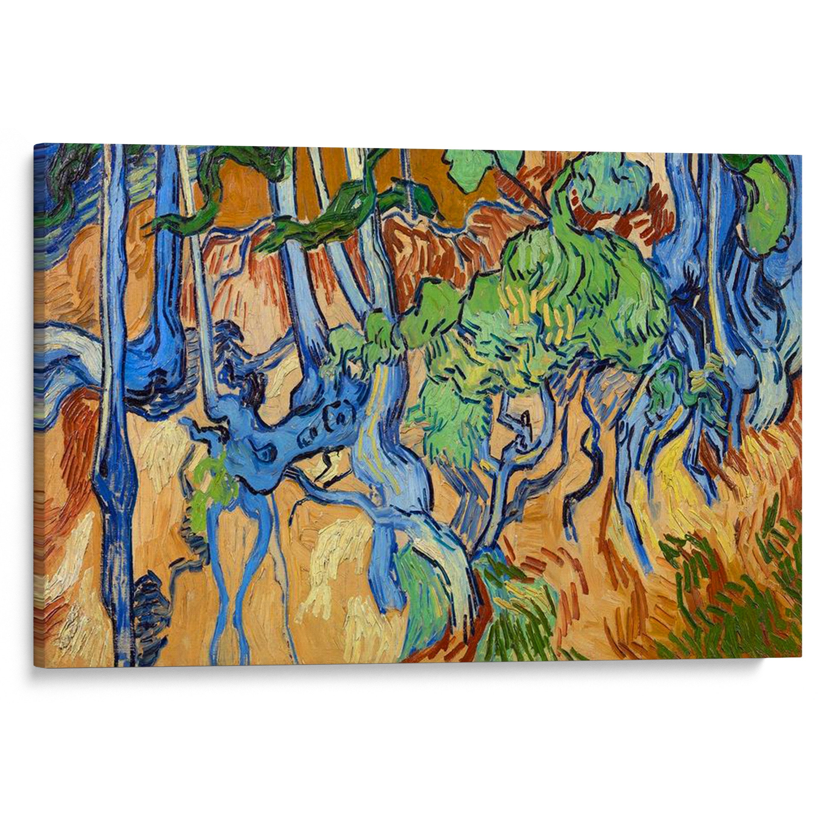 Vincent Van Gogh Boomwortels 1890 Canvas Wall Art Print - Etsy Nederland