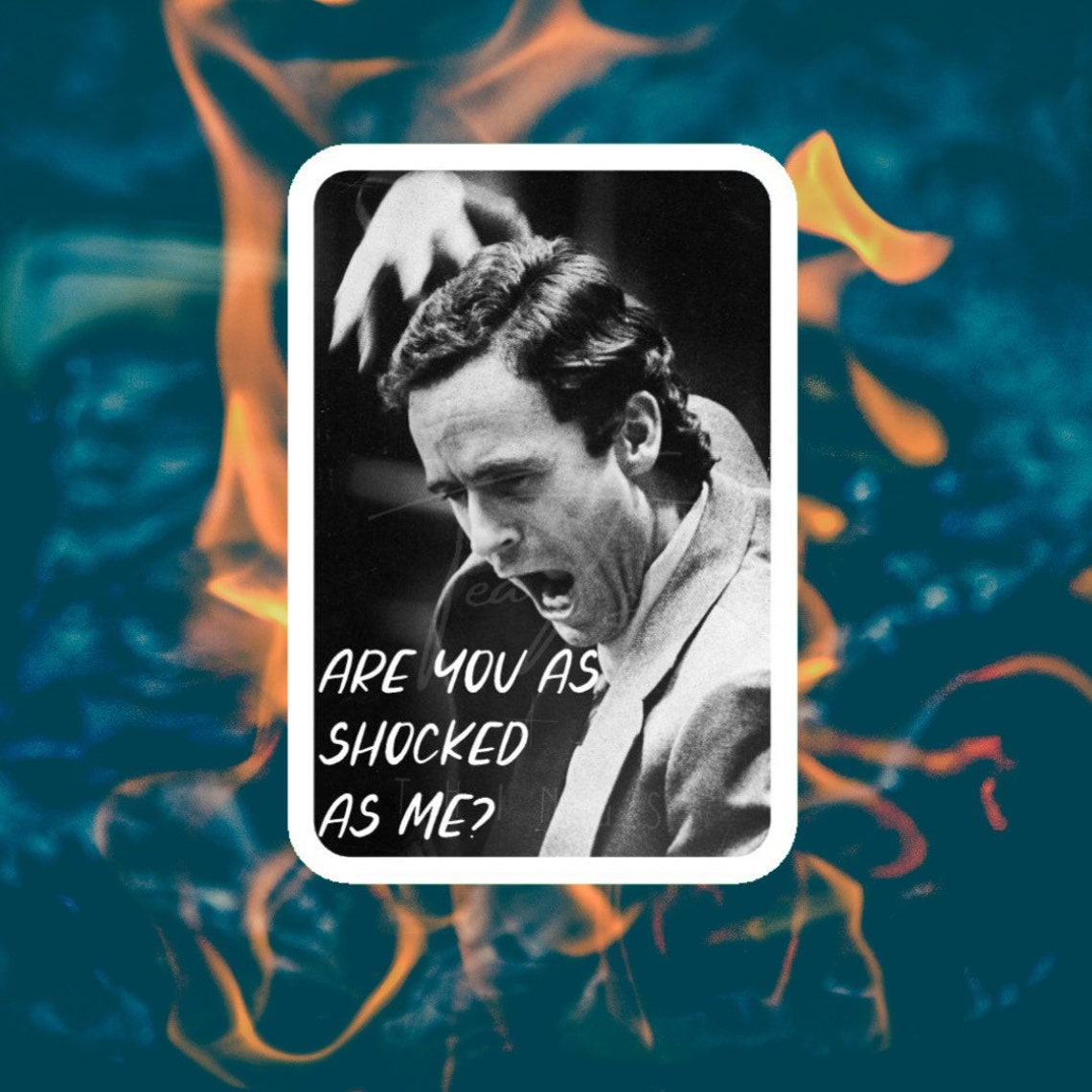 Serial Killer Stickers Pack Waterproof Vinyl Ted Bundy Etsy