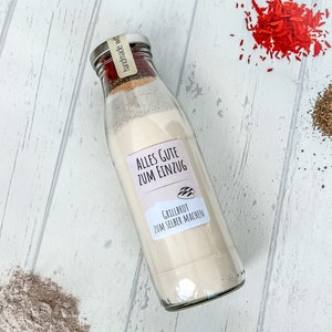 Geschenk zum Einzug &quot;Brotbackmischung im Glas&quot; I  Einweihungsgeschenk I Grillbrot zum Selber machen