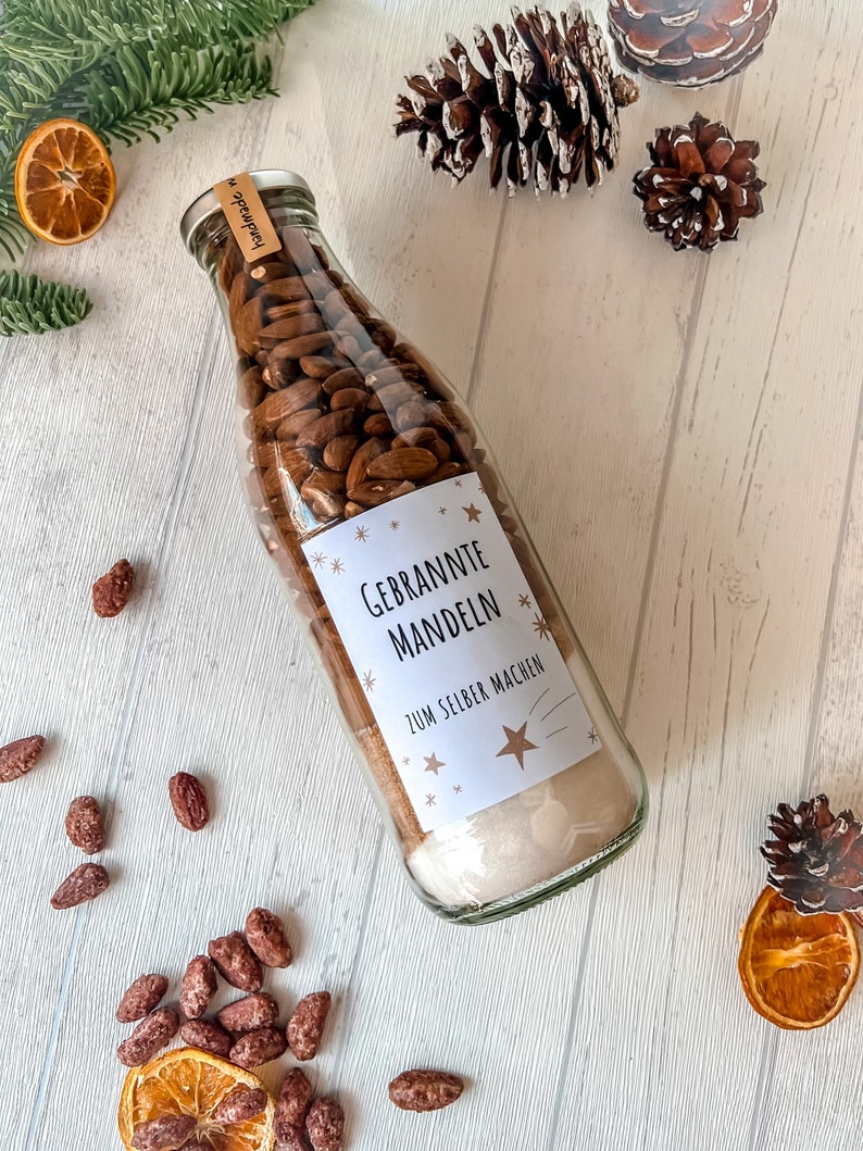 DIY Gebrannte Mandeln im Glas - Etsy.de