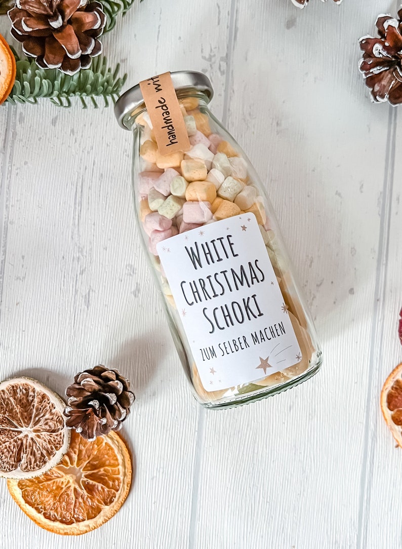 DIY Weihnachtsmischungen im Glas I Heiße Schoki, Schoko Milchreis und ...