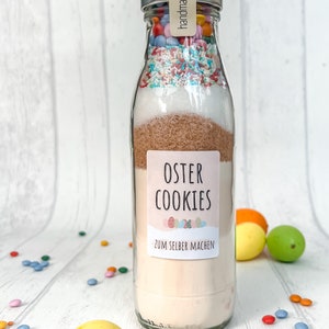 Oster Cookies zum Selber machen I DIY Backmischung im Glas I Geschenkidee zu Ostern image 3