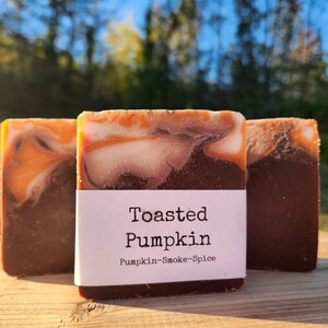 Toasted Pumpkin - handmade soap - Artisan soap - Vegan soap - Shea butter - Gift for her -