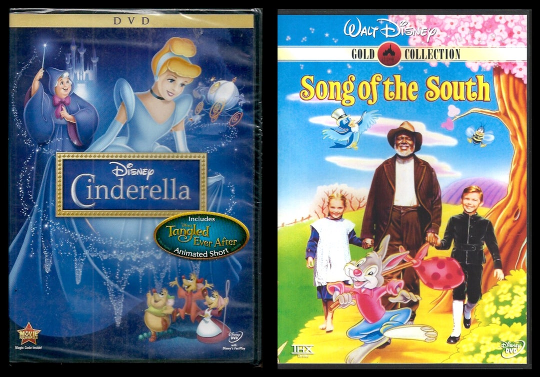Classic Disney DVD Movies Cinderella & Song of the South Etsy