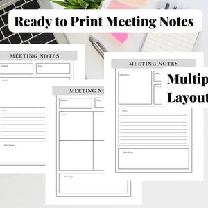 Minimalist Meeting Notes