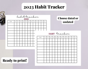Monthly Habit Tracker
