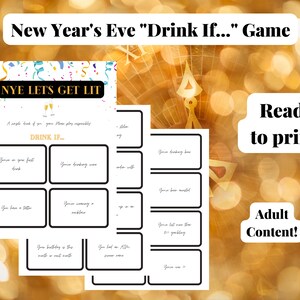 New Year&#39;s Eve &quot;Drink If...&quot; Game