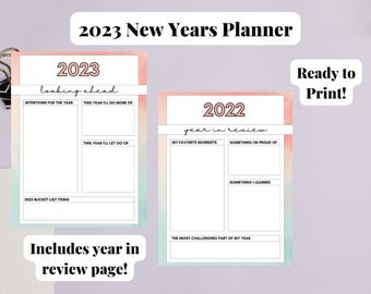 2022 Year in Review & New Year's Planner