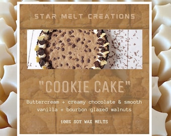 Cookie Cake 100% Soy Wax Melts, Strong Scented, Long Lasting, Cookies Wax Melts, Sweet Wax Melts, Bakery Wax Melts, Dessert Wax Melts