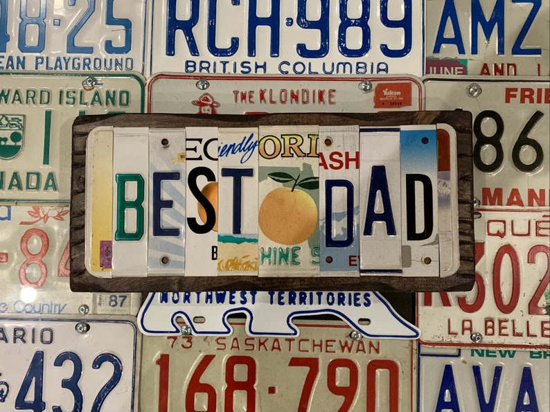 Custom License Plate Signs Etsy