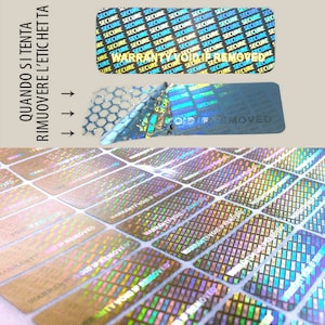 Puede incluir: Un adhesivo holográfico con el texto "Warranty Void If Removed". El adhesivo es iridiscente y tiene un efecto arcoíris. El adhesivo está diseñado para ser a prueba de manipulaciones y será nulo si se retira.