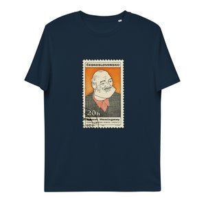Organic Cotton Ernest Hemingway Literary Tee for Readers and Writers