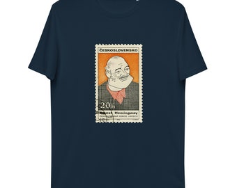 Ernest Hemingway literair T-shirt van biologisch katoen voor lezers, schrijvers en fans van klassieke literatuur