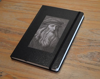 Leonardo da Vinci Journal Notebook | Renaissance Art Hardcover Lined Notebook