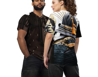 Japans Bushido-sportshirt van gerecycled polyester – op samurai geïnspireerde sportkleding
