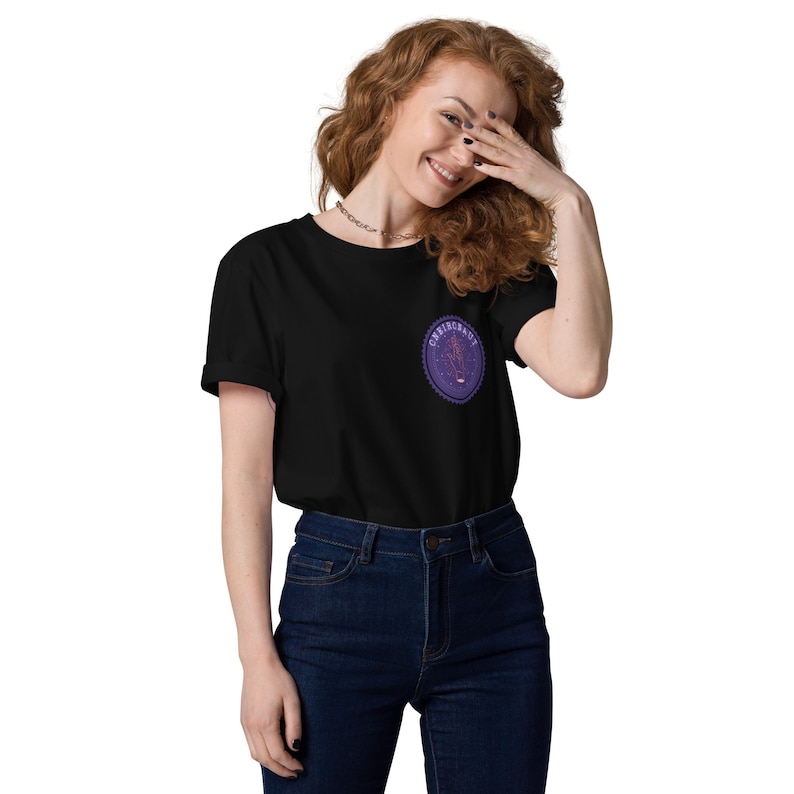 Grafisch T-shirt Lucid Dreaming van biologisch katoen – Kleding voor spirituele slaap en mindfulness afbeelding 5