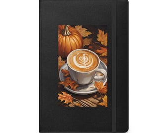 Gezellige herfst latte-dagboek | Pumpkin Spice herfstnotitieboek voor schrijvers, koffieliefhebbers en dagelijkse logboeken