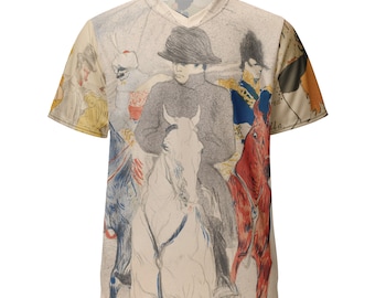 Toulouse-Lautrec grafische sportjersey – ecostijl