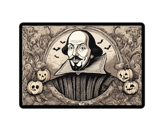 Halloween-sticker Shakespeare