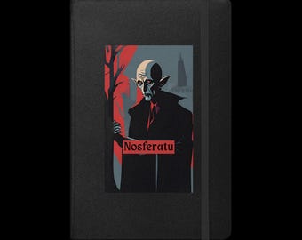 Gothic Vampire Lined Journal – Nosferatu / Dracula Horror Diary