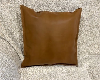 Genuine Leather Pillow