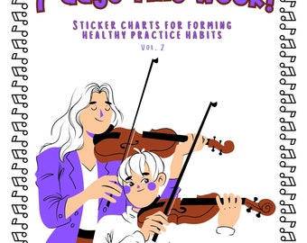 Puedo practicar gráficos de pegatinas: gráfico para colorear de 7 días