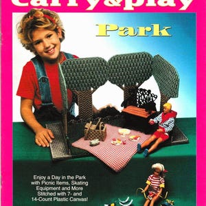Bär och lek park plastduksmönster PDF