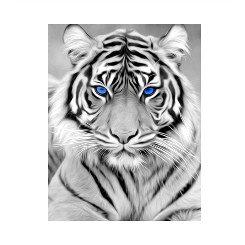 Glowing Tiger - Animal Diamond Painting – All Diamond Painting Art