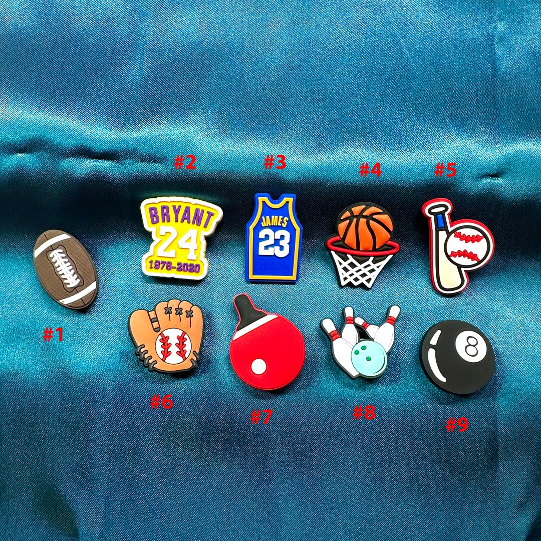 Sports Shoe Charms Basketball Shoe Clog Charm Croc Pins Croc Charms Shoe Clips Kids Charms Meme