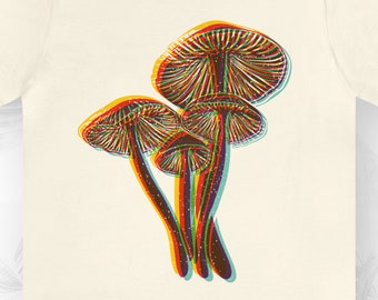 3D Mushroom Shirt | Trippy Tees | Off White Shirts