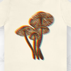 3D Mushroom Shirt | Trippy Tees | Off White Shirts