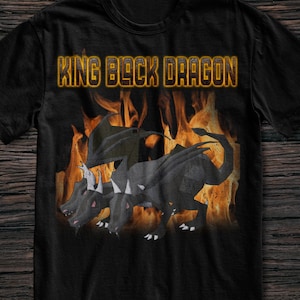 Vintage King Black Dragon OSRS KBD Shirt