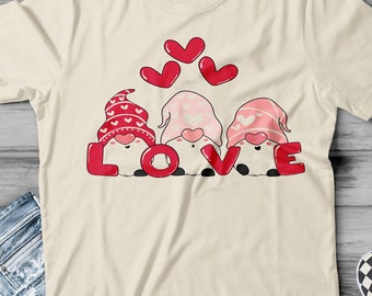 Love Gnomes Shirt | Valentines Day | Cute Gnomes
