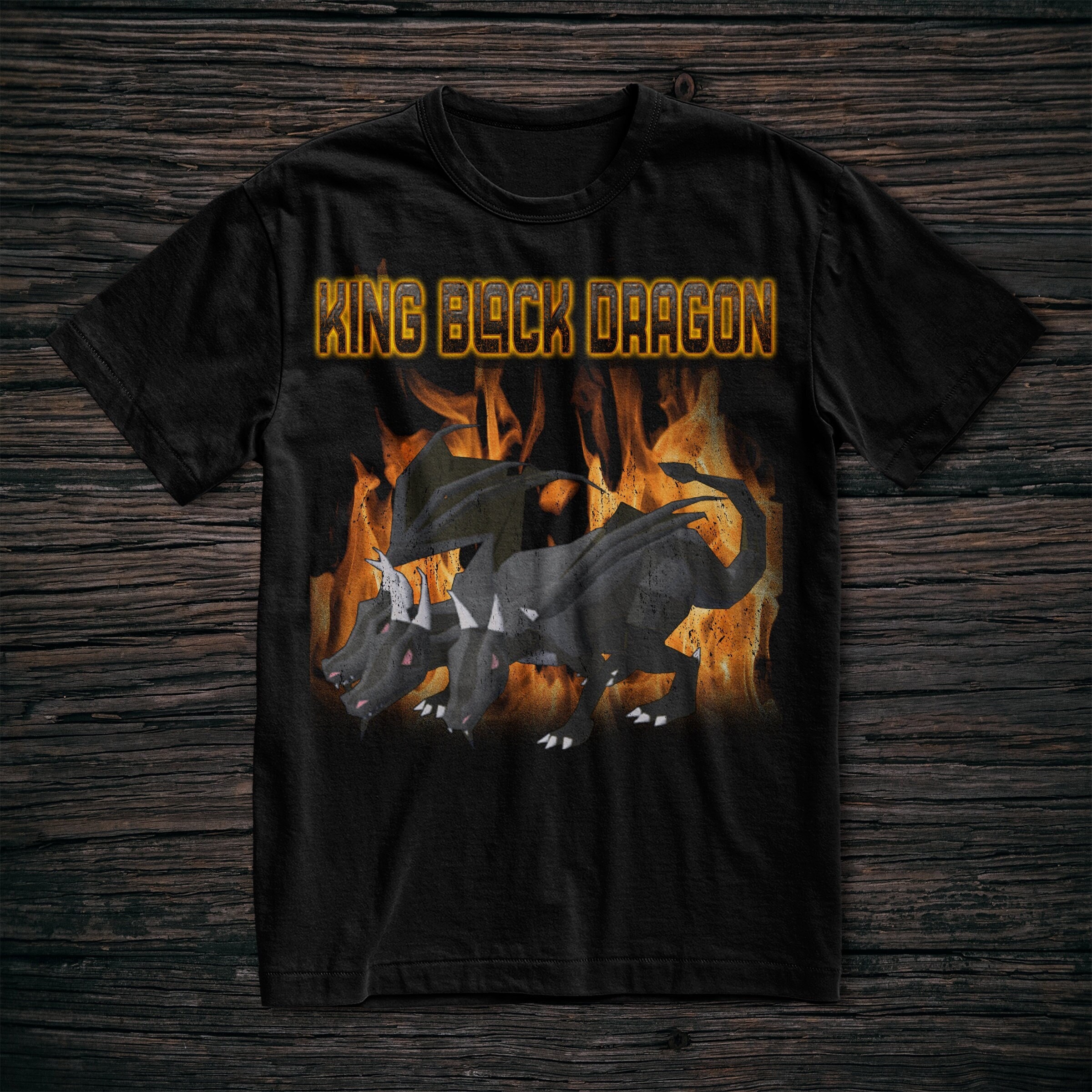 Vintage King Black Dragon OSRS KBD Shirt - Etsy