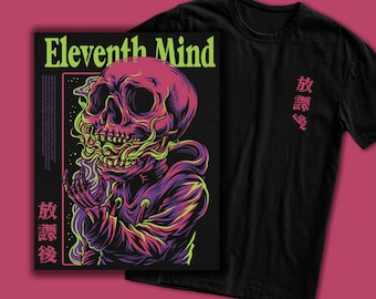 Trippy Streetwear Tee,  Eleventh Mind T-Shirt