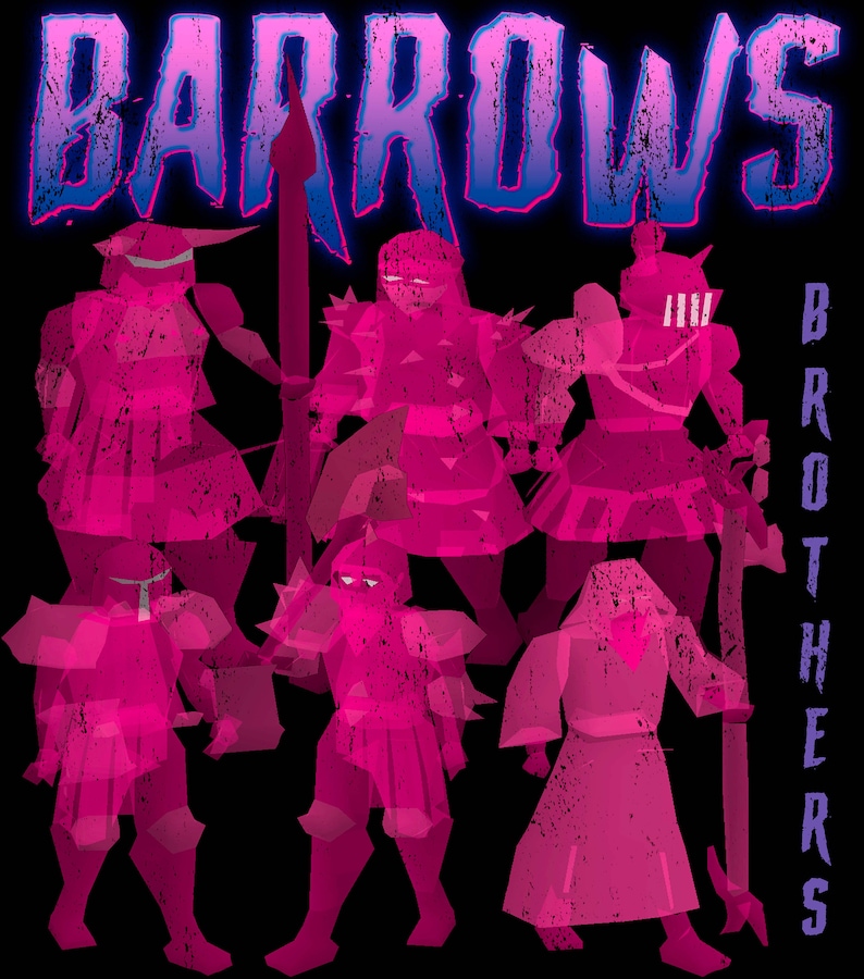 Barrows Runescape T-Shirt, OSRS Gift image 2
