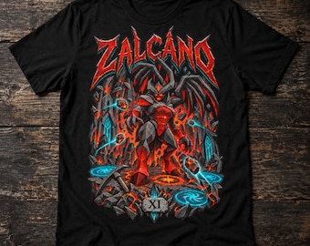 Zalcano OSRS T-Shirt, RuneScape Boss Shirt, Old School Gaming Gift, Bella Canvas 3001 Graphic Tee